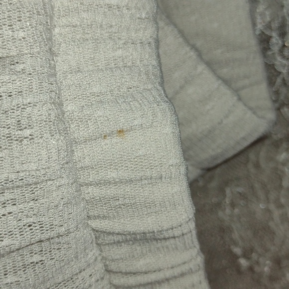 Gorgeous lace peasant skirt sheer greige, beigey gray and silvery - Picture 3 of 11